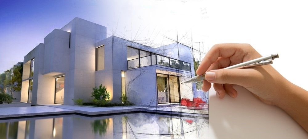 Esquisse d'une maison individuelle