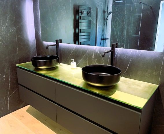 Une salle de bain dans l'une de nos dernières réalisations