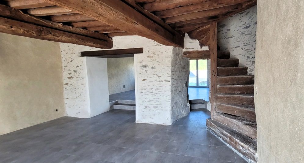 Intérieur d'une maison rénovée